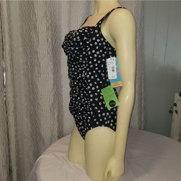 Swim Solutions NWT Galactica Printed Twist Corset size 16 nwt bin#2 - Picture 11 of 16